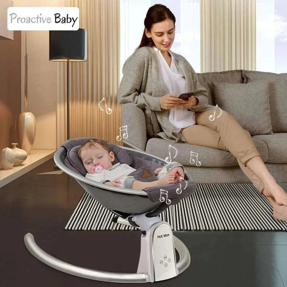 Hotmom™ Bluetooth Baby Rocker | Electric Baby Bouncer for Infant
