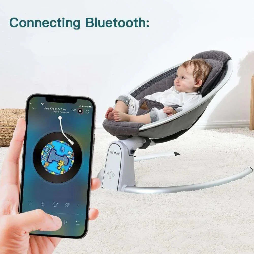 Hotmom™ Bluetooth Baby Rocker | Electric Baby Bouncer for Infant